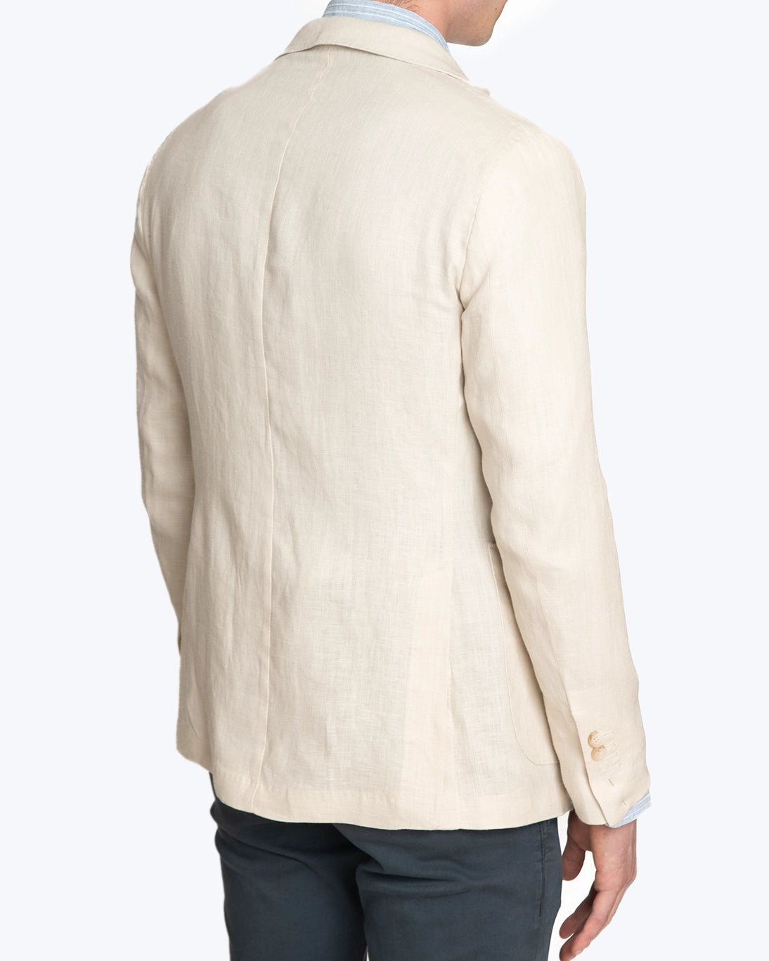 BLAZER DE LINO BEIGE JERRY KEY