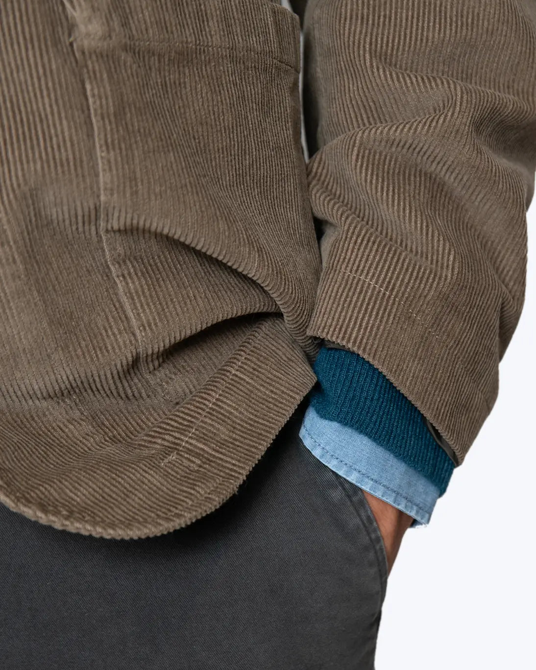 BLAZER DE PANA MARRÓN HARTFORD