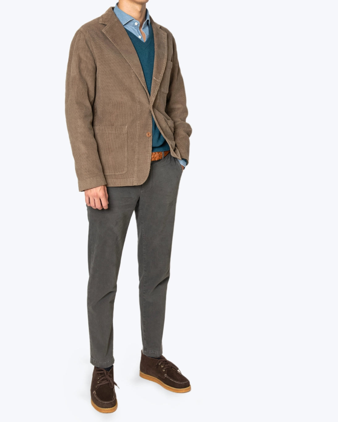 BLAZER DE PANA MARRÓN HARTFORD