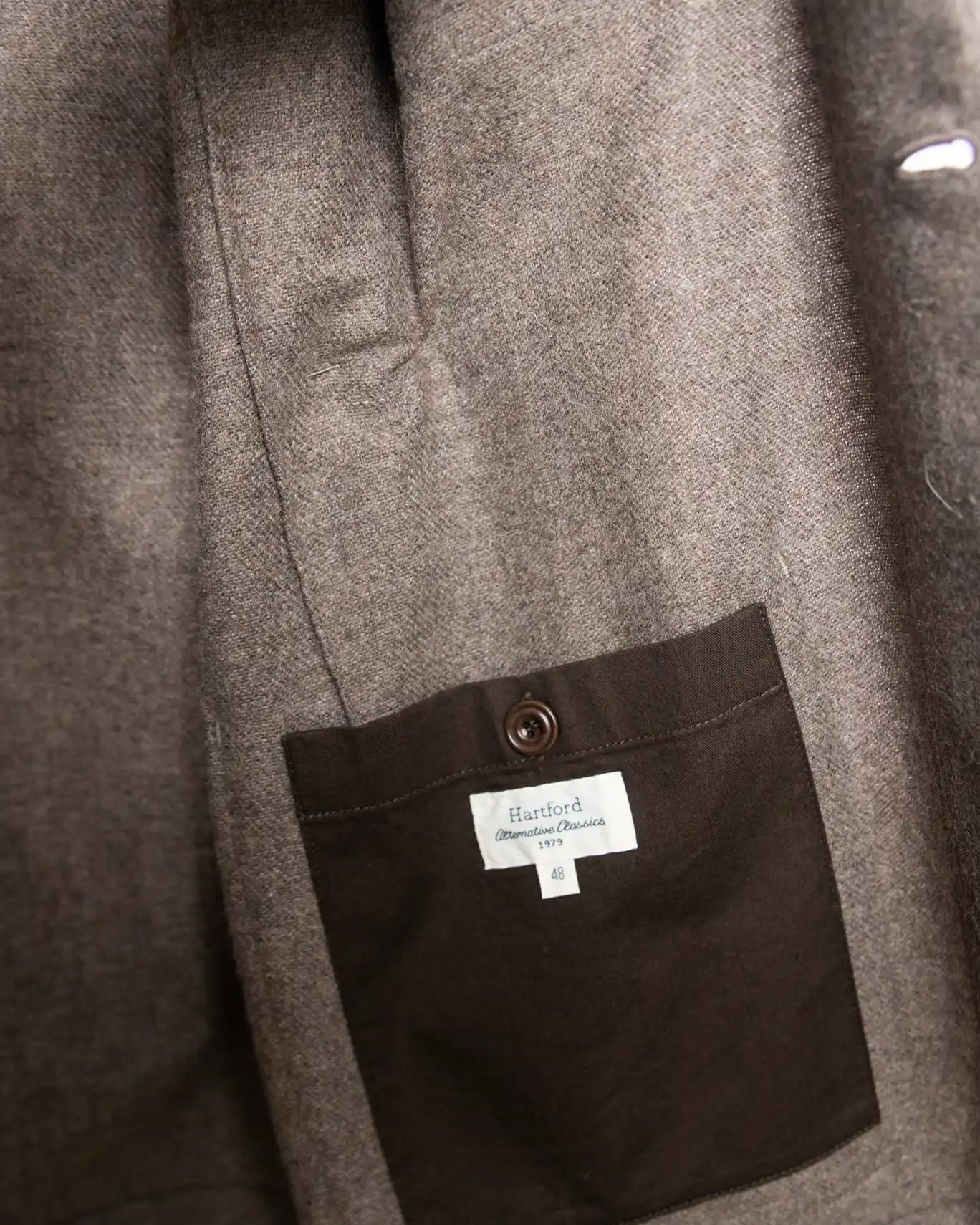 BLAZER DE LANA MARRÓN CLARO HARTFORD