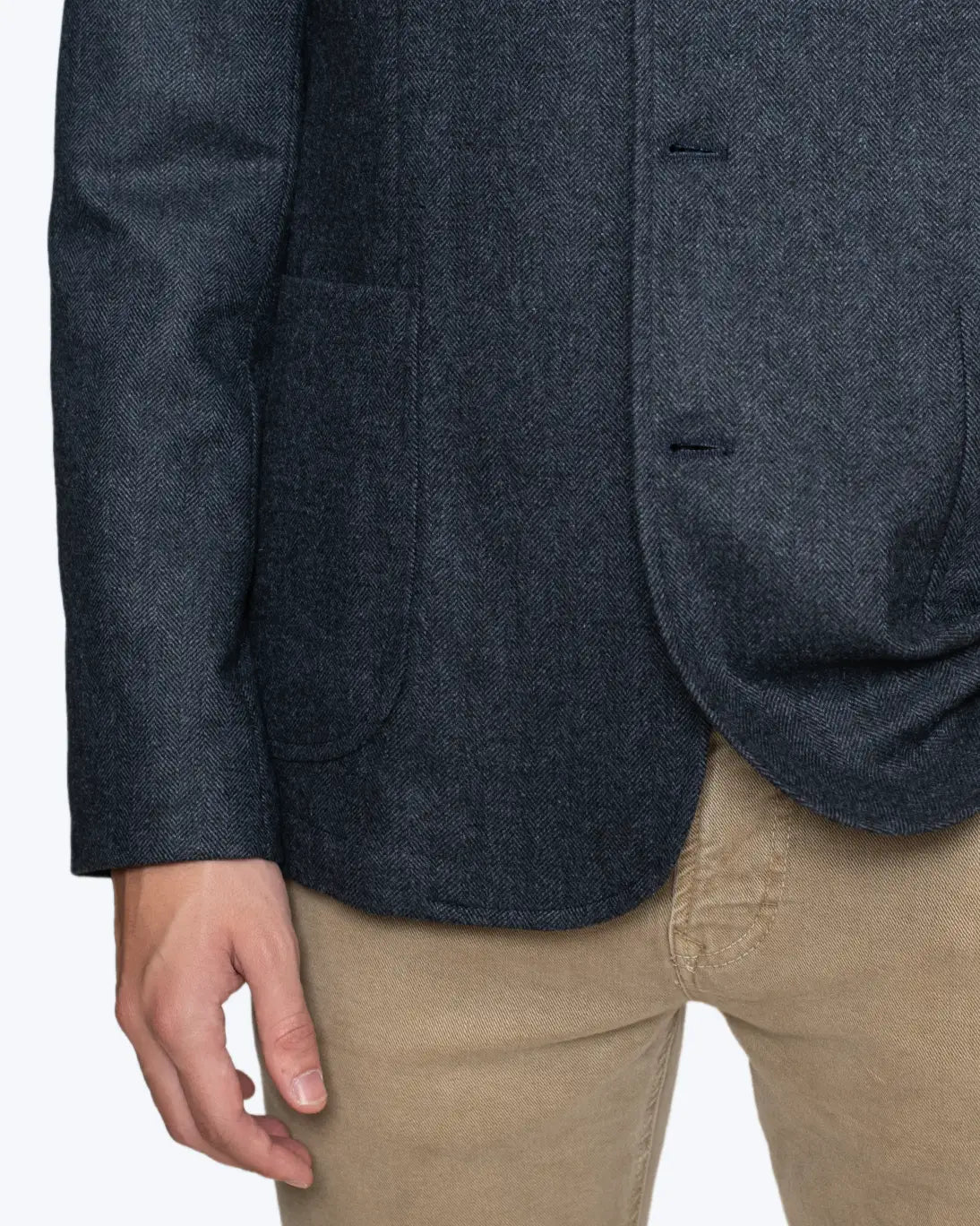 BLAZER DE ESPIGA AZUL AT.P.CO