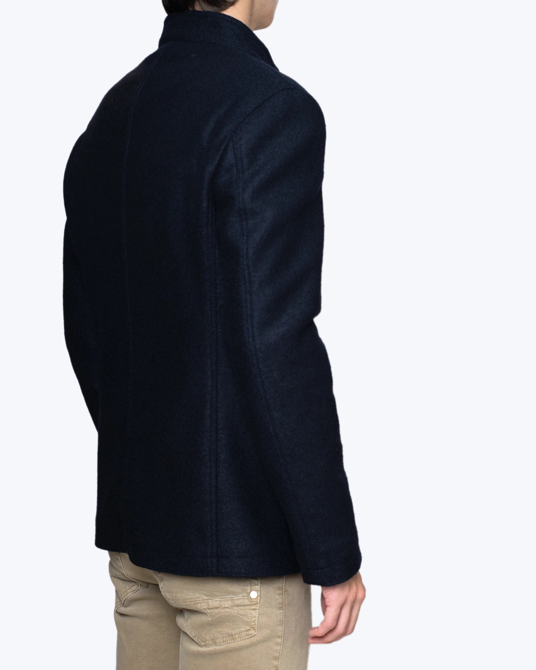 BLAZER DE CUELLO MAO NAVY MAXIMILIAM