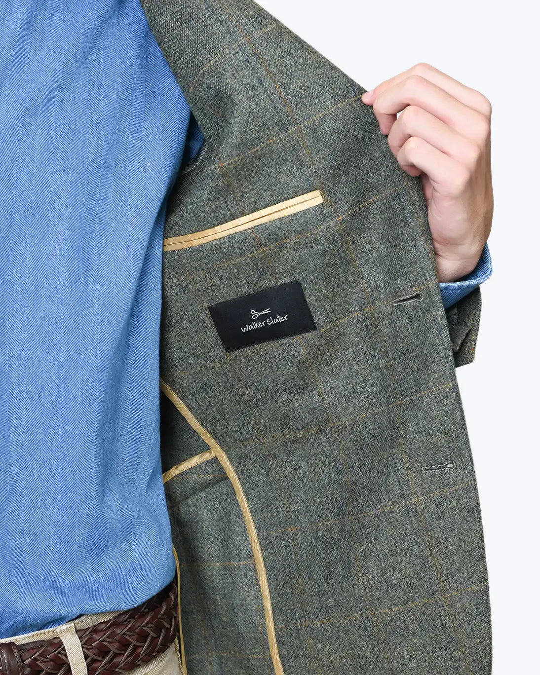 BLAZER VERDE DE CUADROS WALKER SLATER