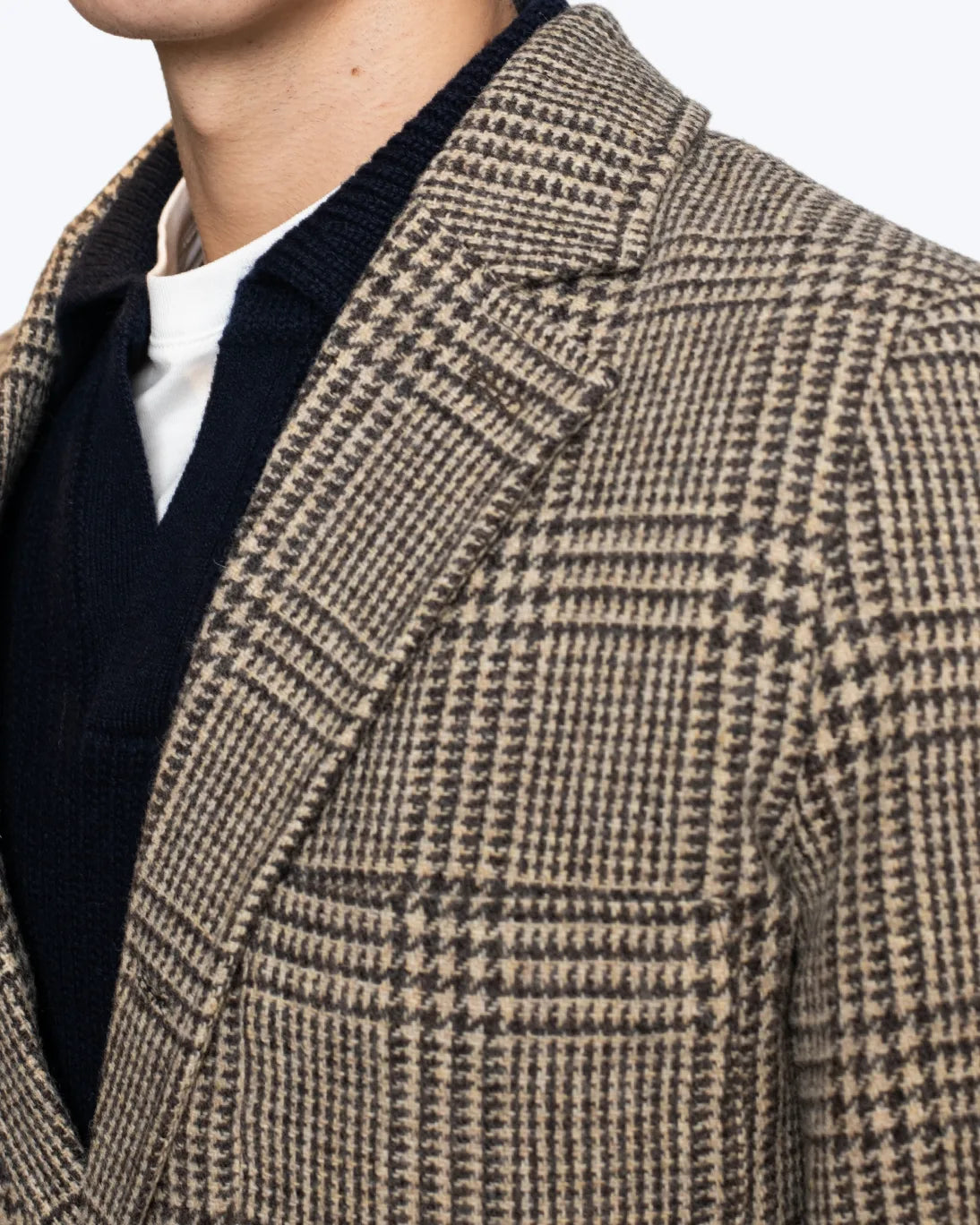 BLAZER PATA DE GALLO MARRÓN SEBAGO