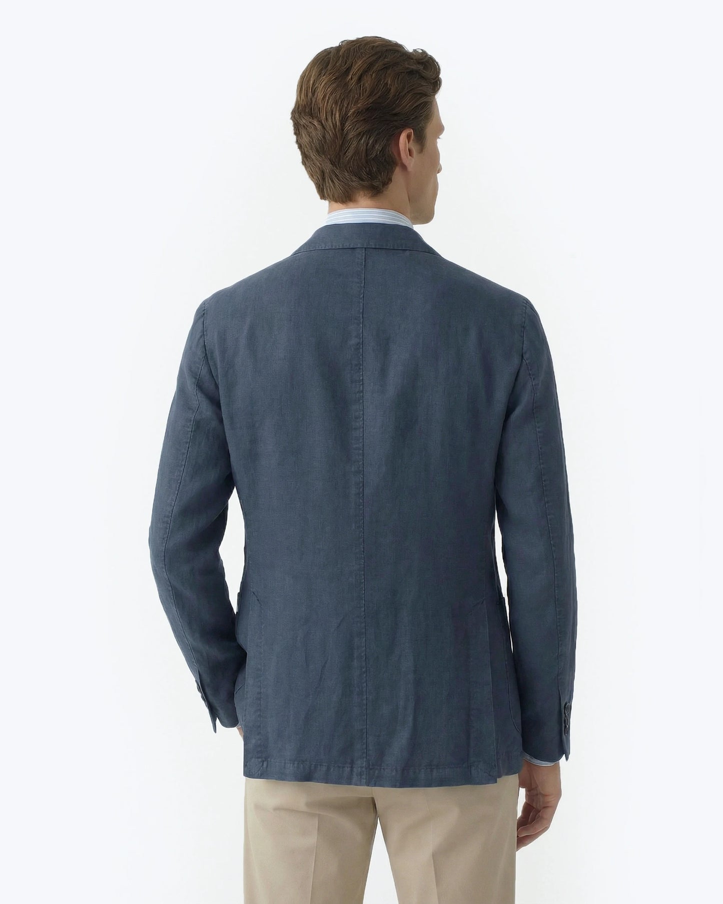 BLAZER DE LINO AZUL L.B.M. 1911