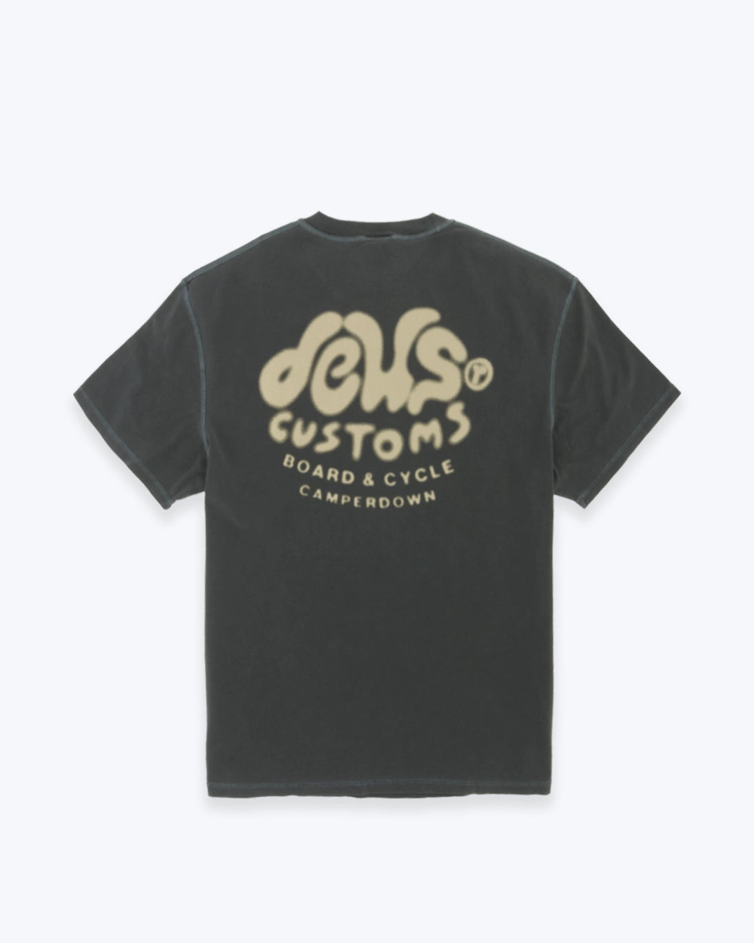 CAMISETA GRIS OSCURO DEUS