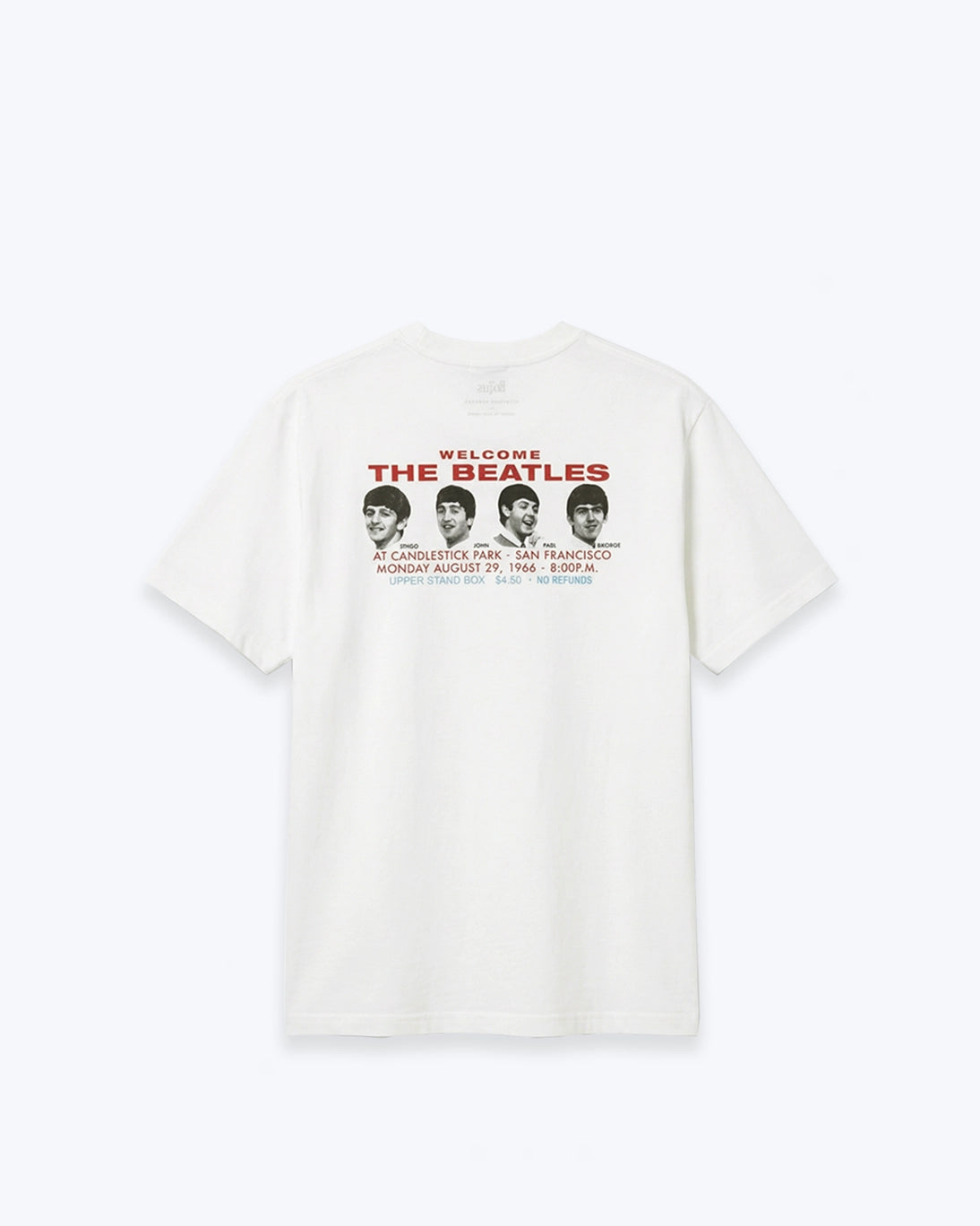 CAMISETA BLANCA THE BEATLES INTHEBOX