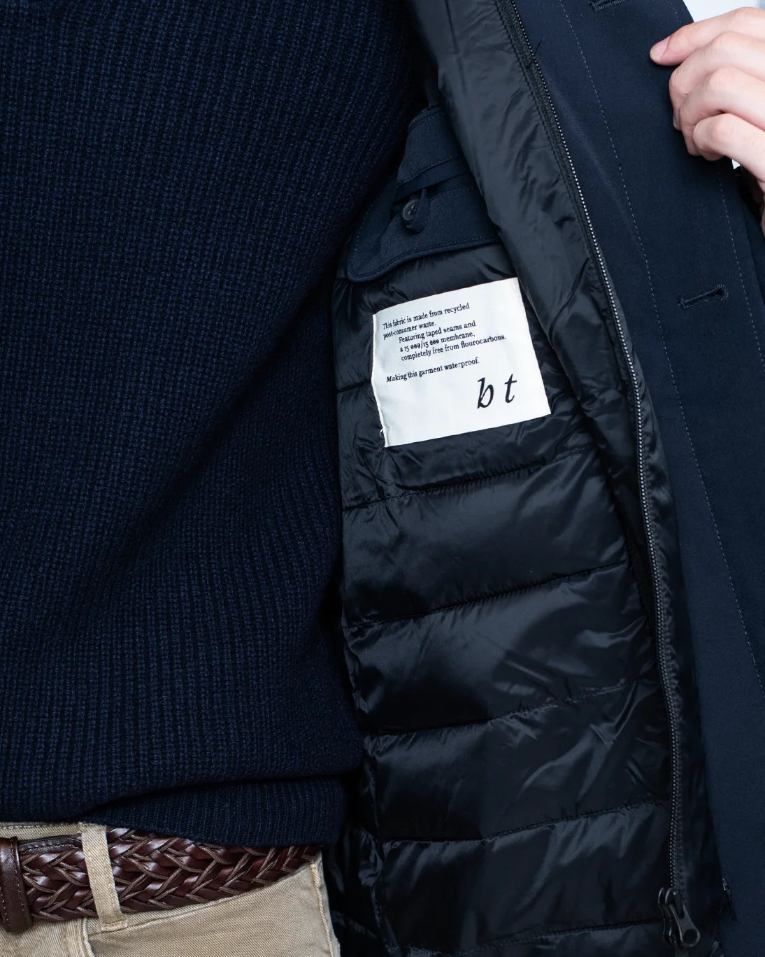 GABARDINA NAVY BRIXTOL TEXTILES