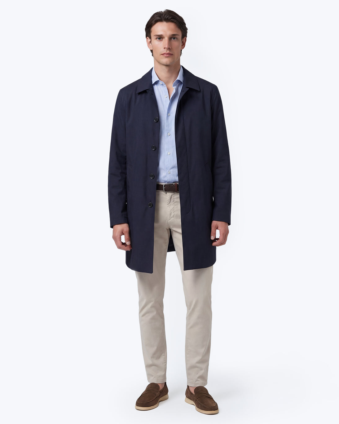 GABARDINA AZUL REPELENTE AL AGUA PAOLONI