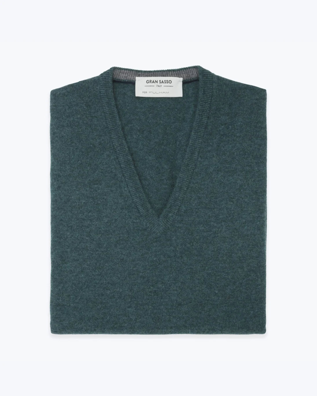 CHALECO DE PICO VERDE AGUA OSCURO GRAN SASSO FOR FULHAM