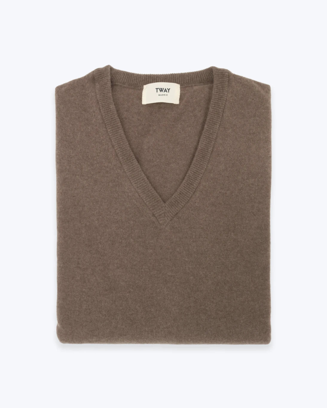 JERSEY DE PICO MARRÓN TWAY