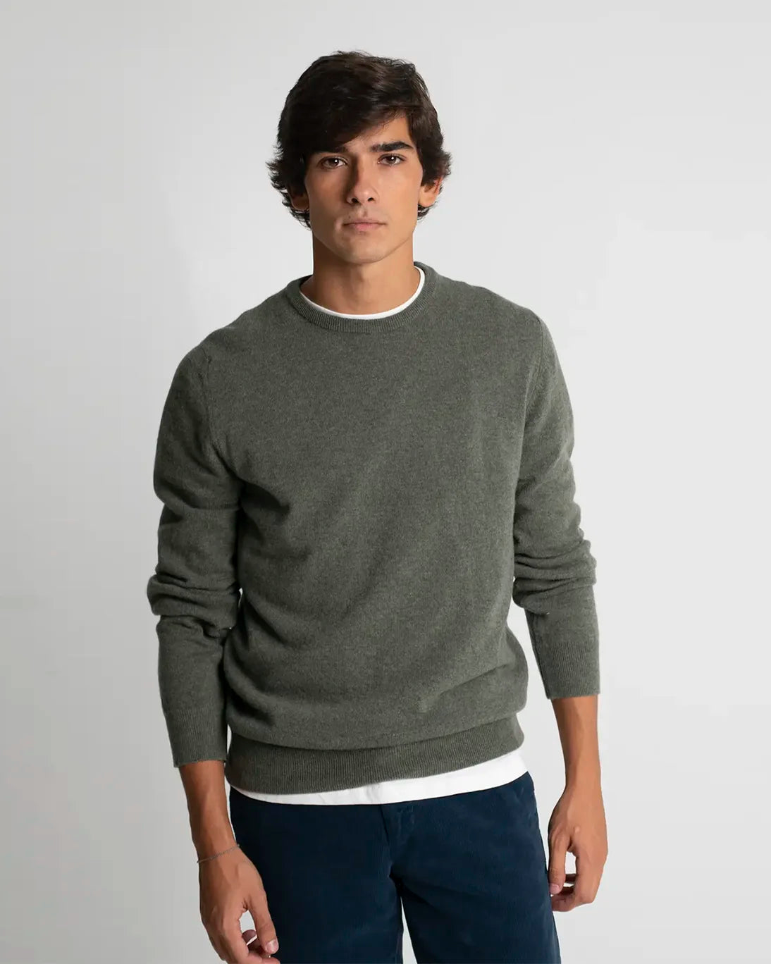 JERSEY DE CUELLO REDONDO VERDE TWAY