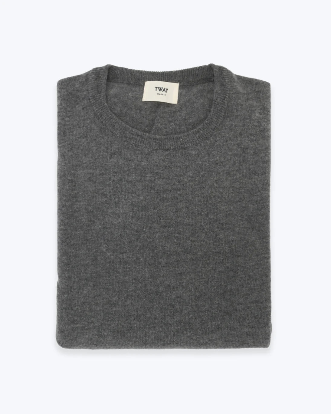 JERSEY DE CUELLO REDONDO GRIS TWAY