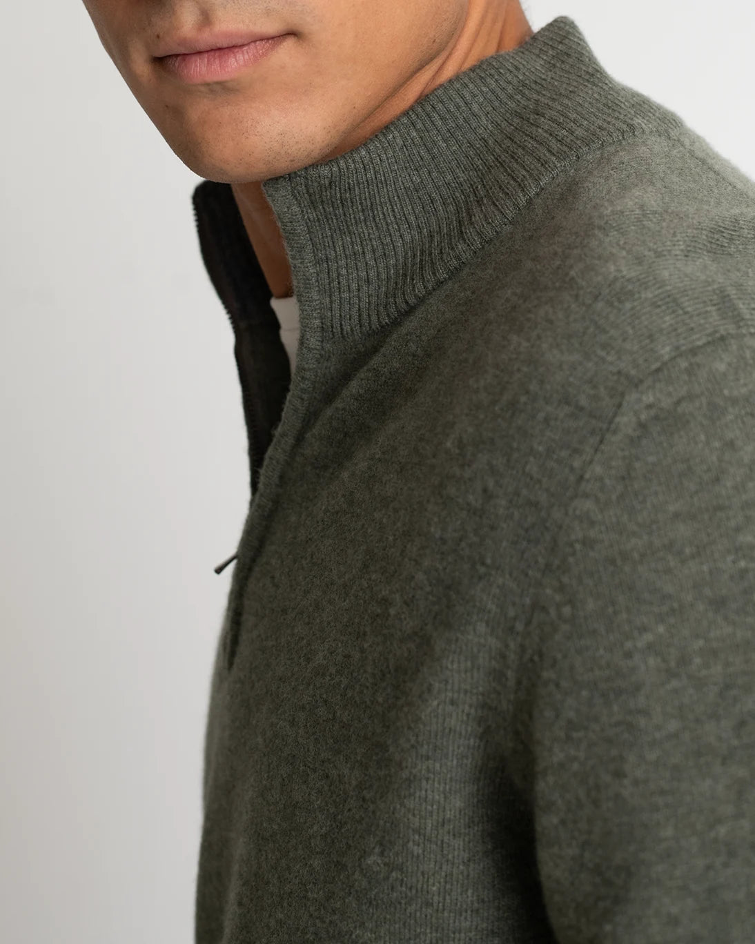 JERSEY CON CREMALLERA VERDE CLARO TWAY