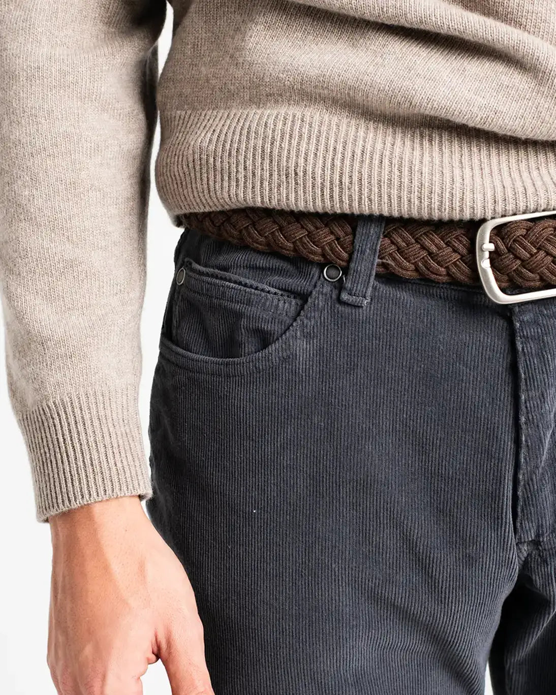 JERSEY DE CUELLO ALTO BEIGE TWAY