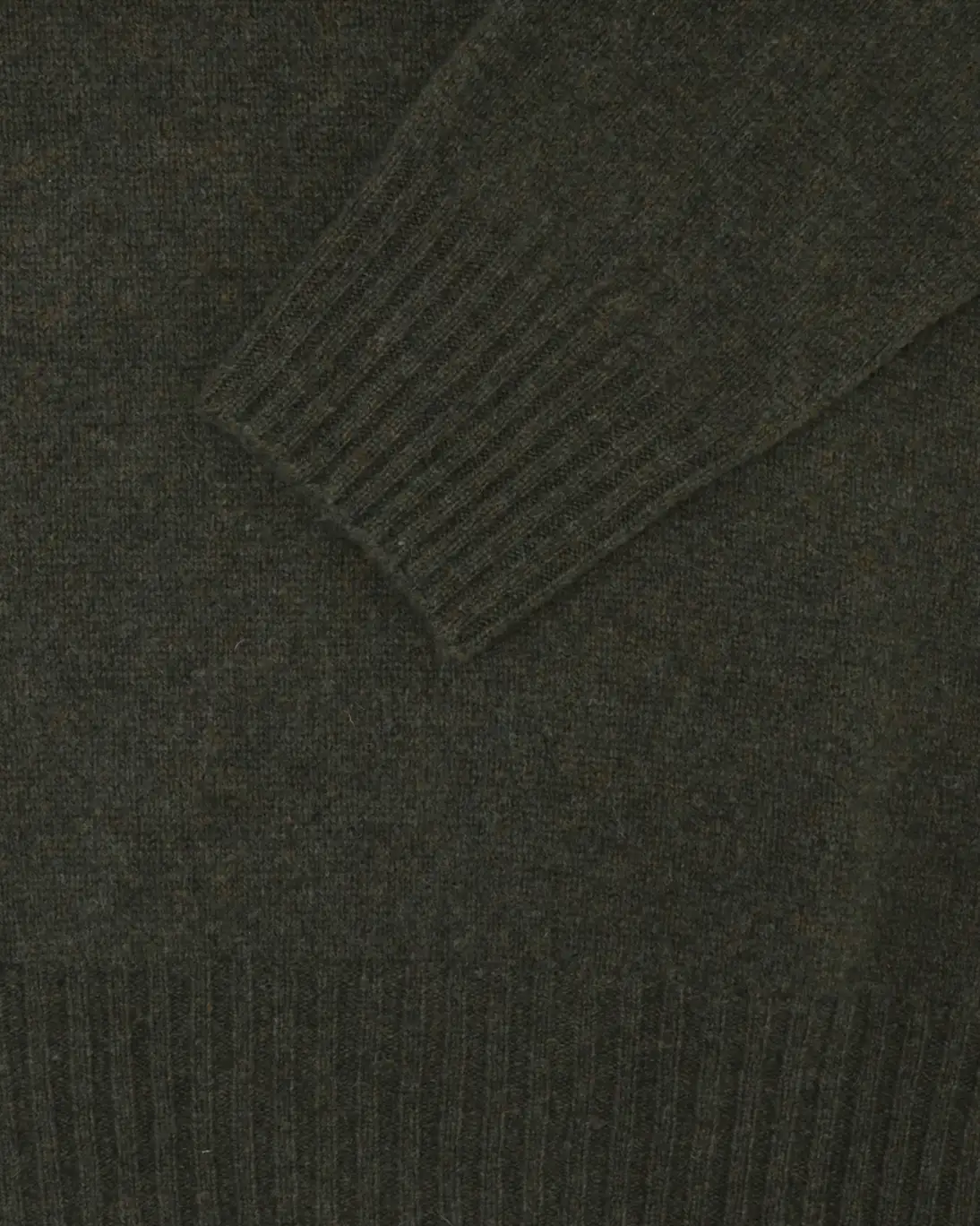 JERSEY CON CREMALLERA VERDE OSCURO ALTEA
