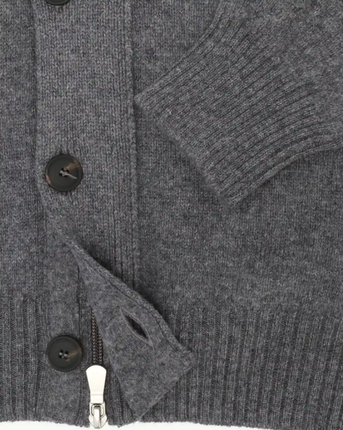CÁRDIGAN ABOTONADO GRIS GRAN SASSO FOR FULHAM