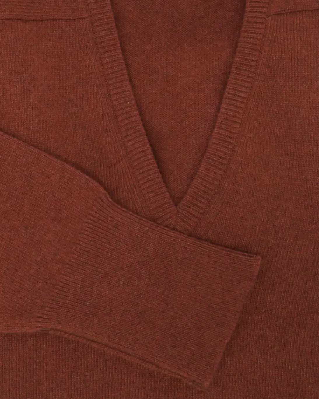 JERSEY DE PICO CASHMERE TEJA FULHAM