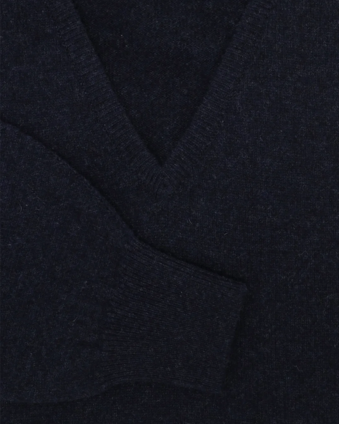 JERSEY DE PICO NAVY OSCURO LAMBSWOOL FULHAM
