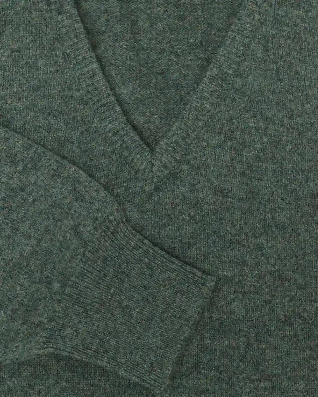 JERSEY DE PICO LAMBSWOOL VERDE FULHAM
