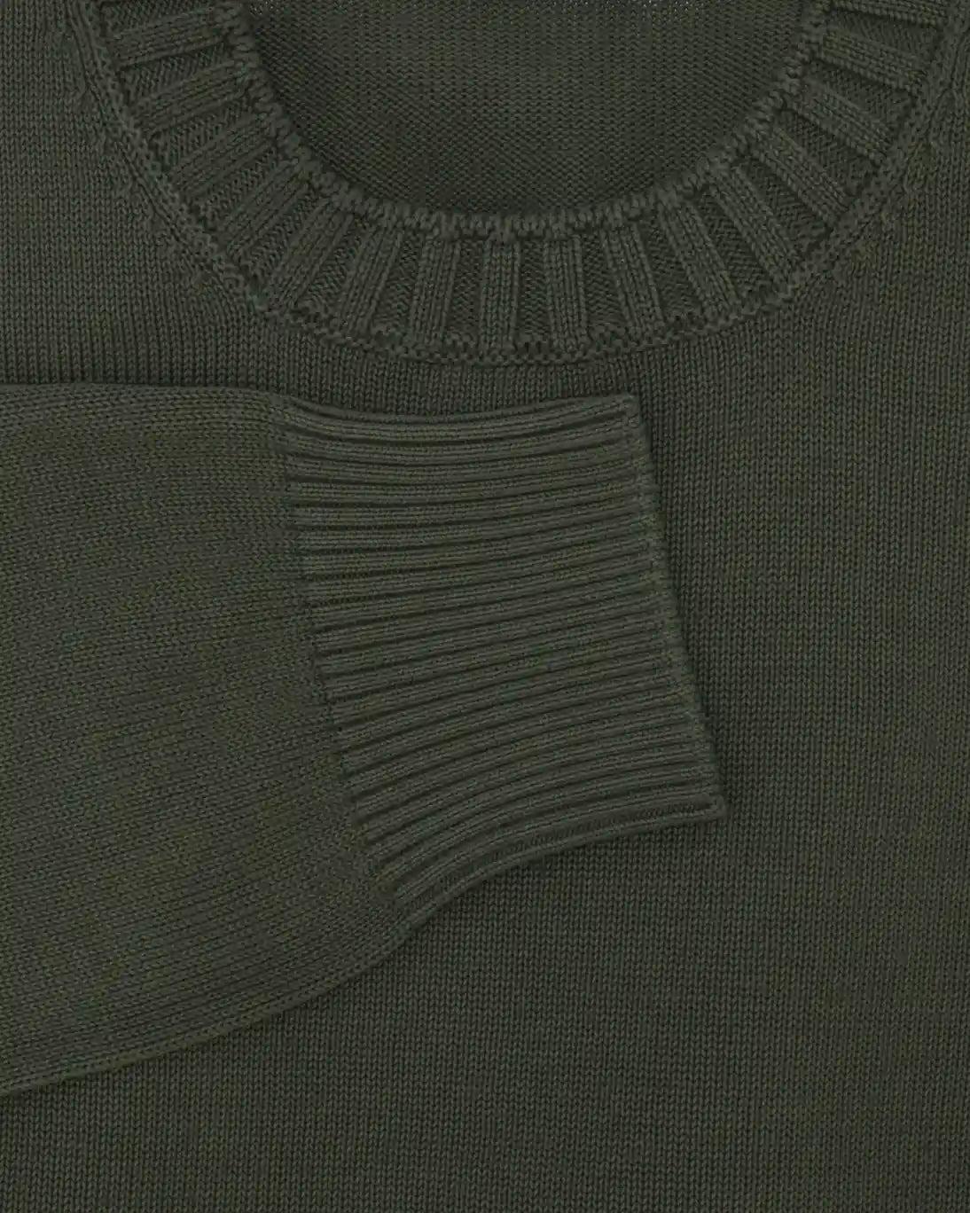 JERSEY DE CUELLO REDONDO VERDE GRAN SASSO