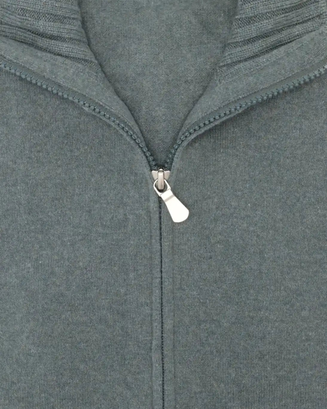 CHAQUETA DE PUNTO GRAN SASSO VERDE GRIS