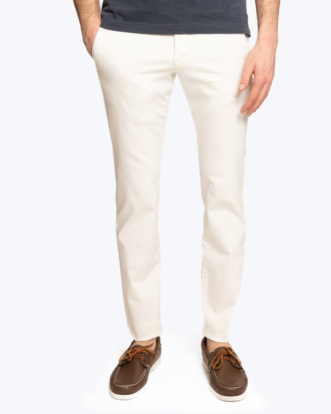 PANTALON CHINO BLANC MAC JEANS