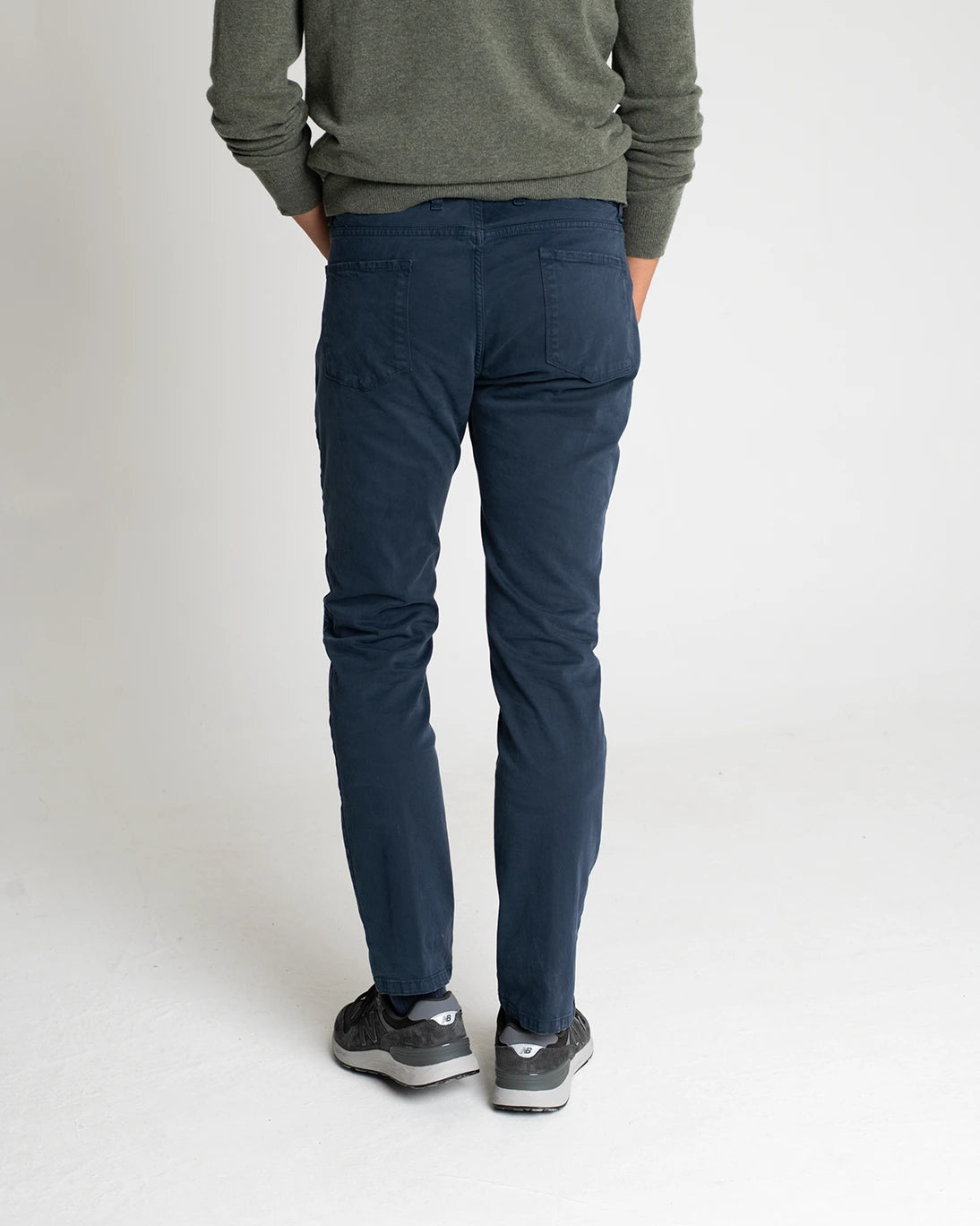 PANTALÓN DE 5 BOLSILLOS AZUL MARINO TWAY