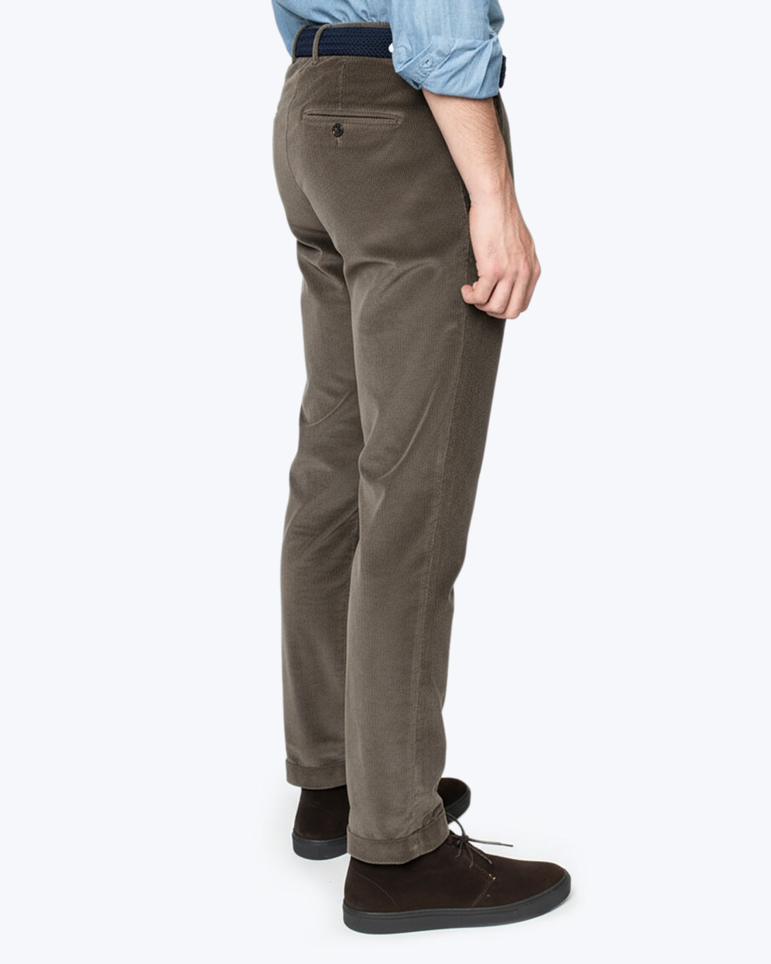 PANTALÓN CHINO DE PANA MARRÓN SEVENTY