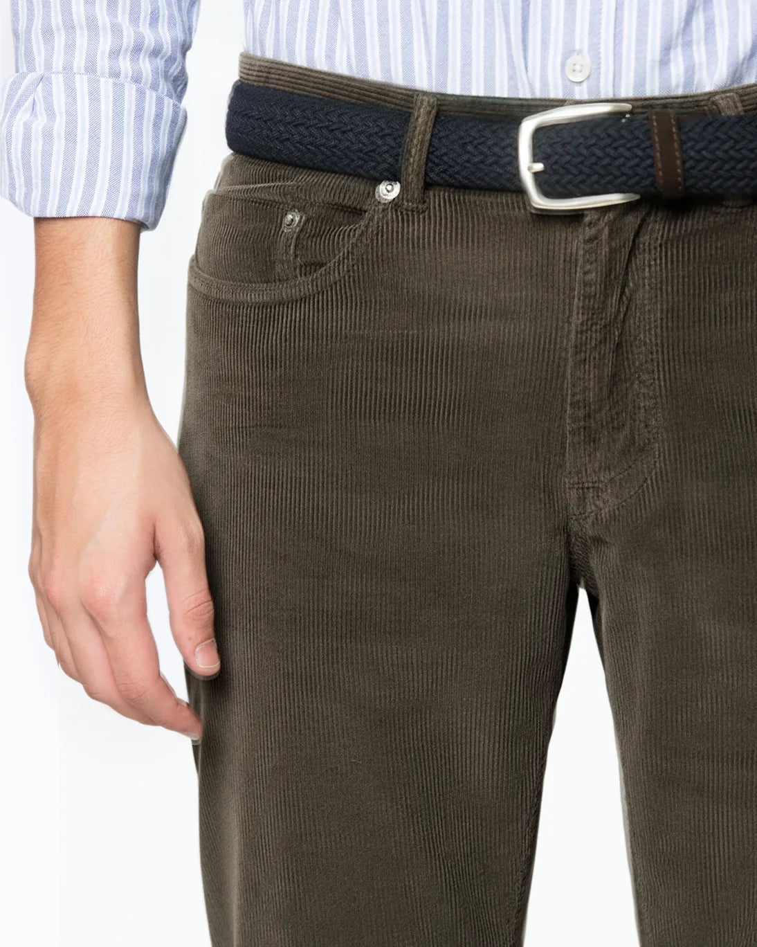 PANTALÓN 5 BOLSILLOS DE PANA MARRÓN SEVENTY