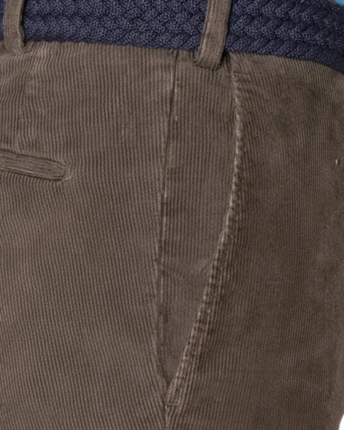 PANTALÓN CHINO DE PANA MARRÓN SANTANIELLO