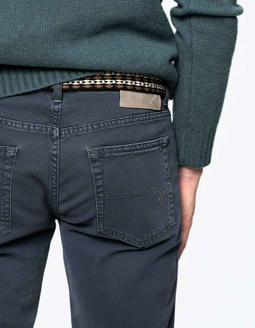 PANTALÓN 5 BOLSILLOS AZUL RUBENS RE-HASH