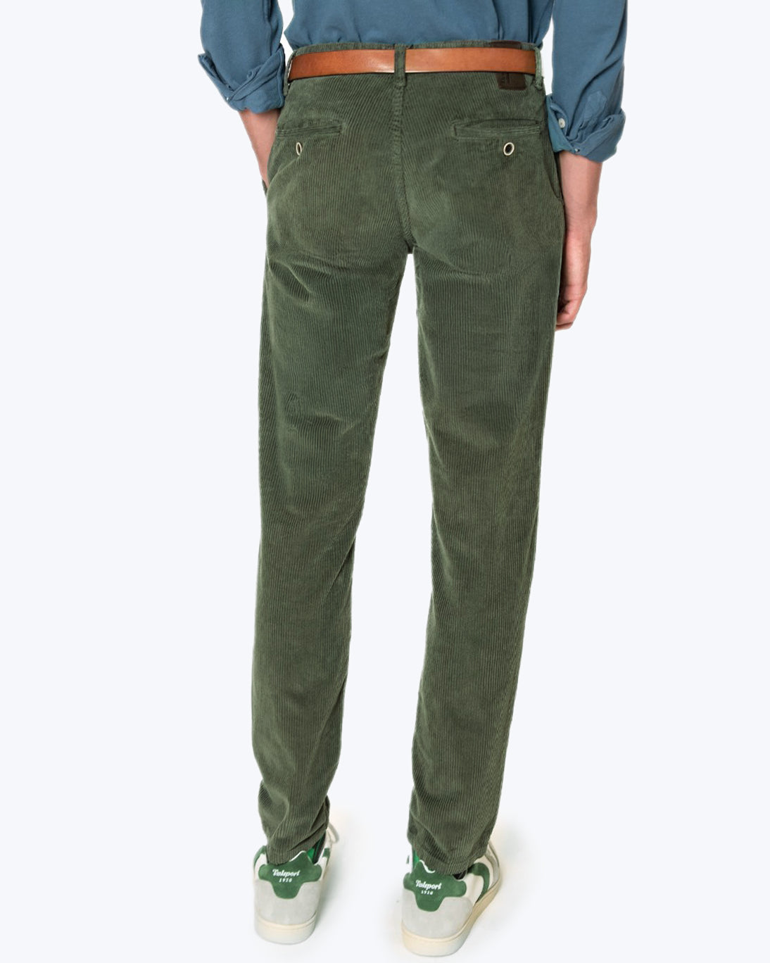 PANTALÓN CHINO DE PANA VERDE BOMBOOGIE