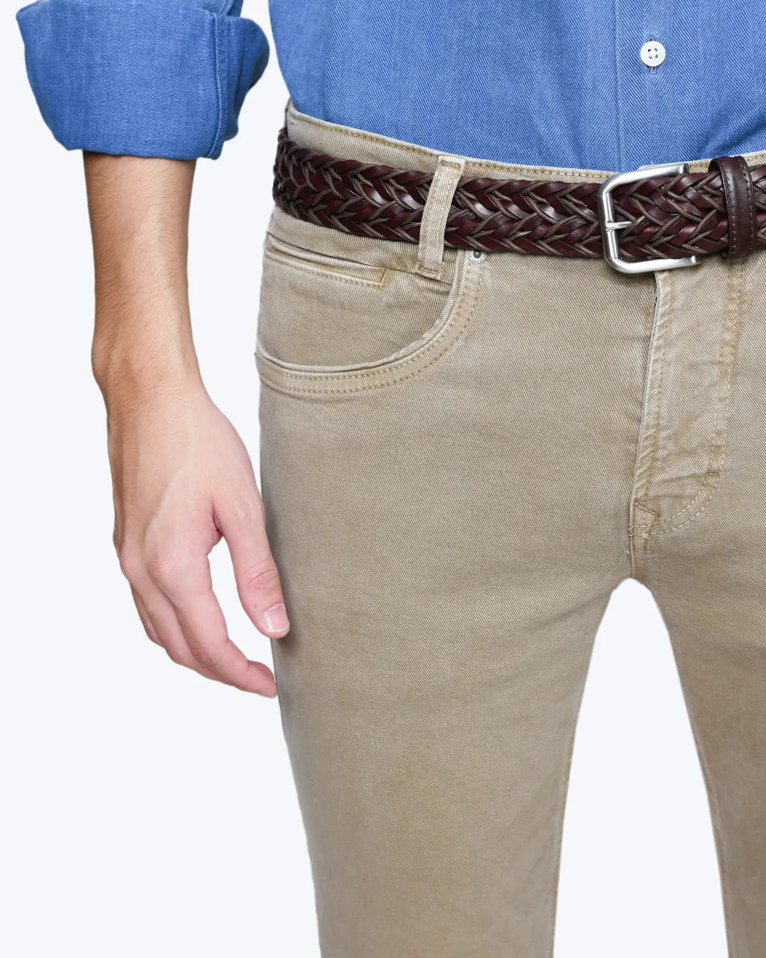 PANTALÓN DE 5 BOLSILLOS BEIGE MAC JEANS