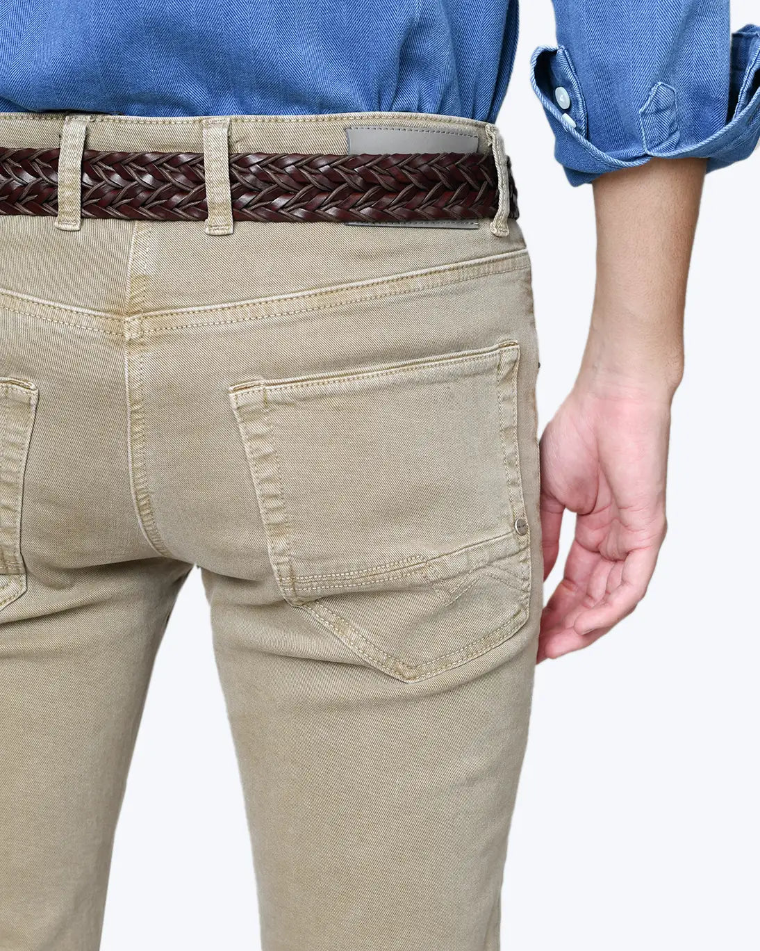 PANTALÓN DE 5 BOLSILLOS BEIGE MAC JEANS