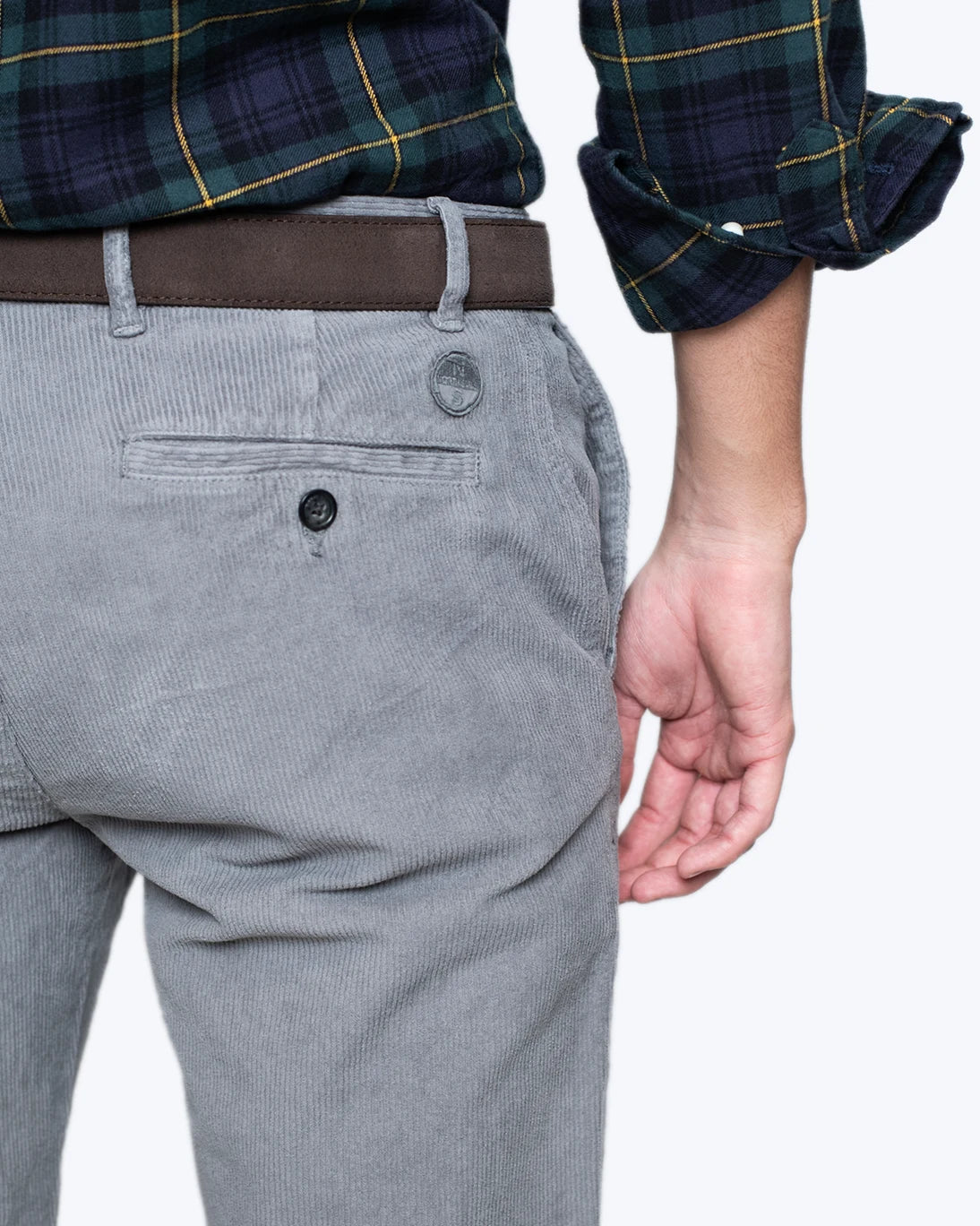 PANTALÓN CHINO DE PANA GRIS NORTH SAILS