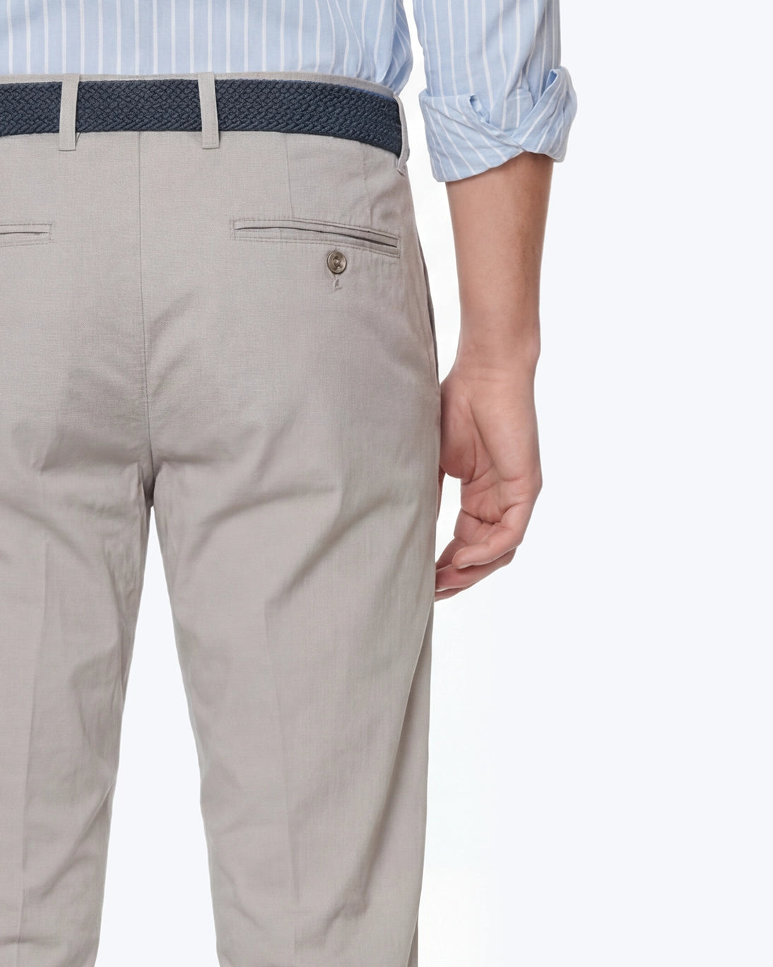 PANTALÓN CHINO GRIS CLARO FEDERICO SLIM GTA