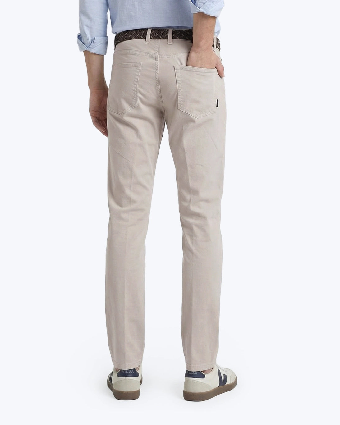 PANTALÓN 5 BOLSILLOS BEIGE CLARO DAVE AT.P.CO