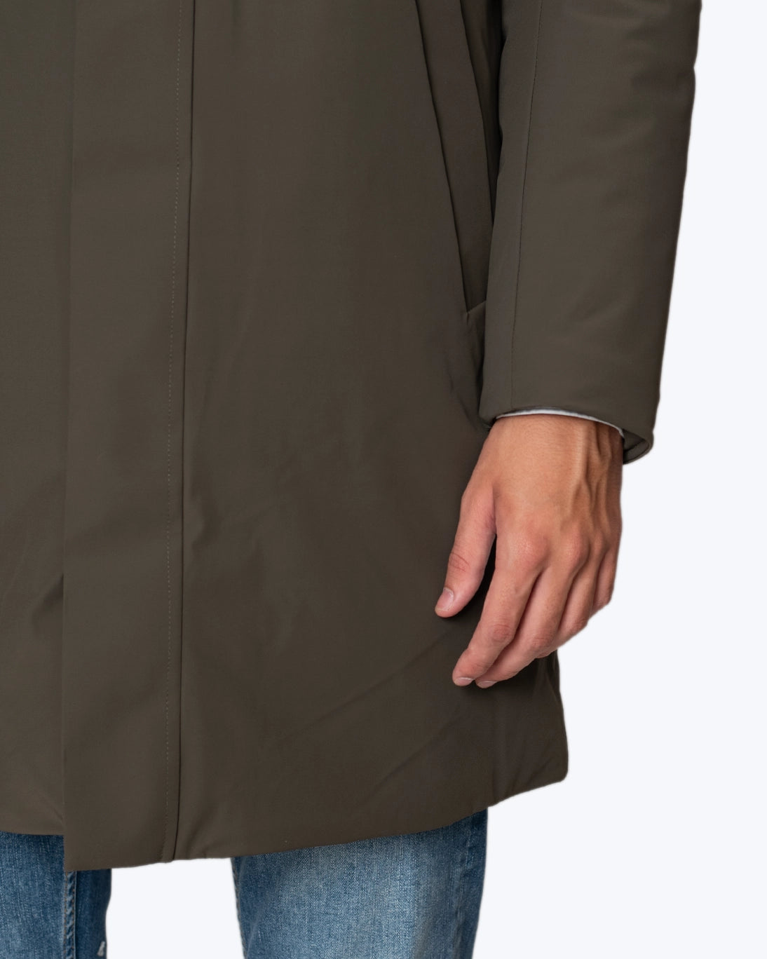 PARKA VERDE CON CAPUCHA DESMONTABLE HOMEWARD