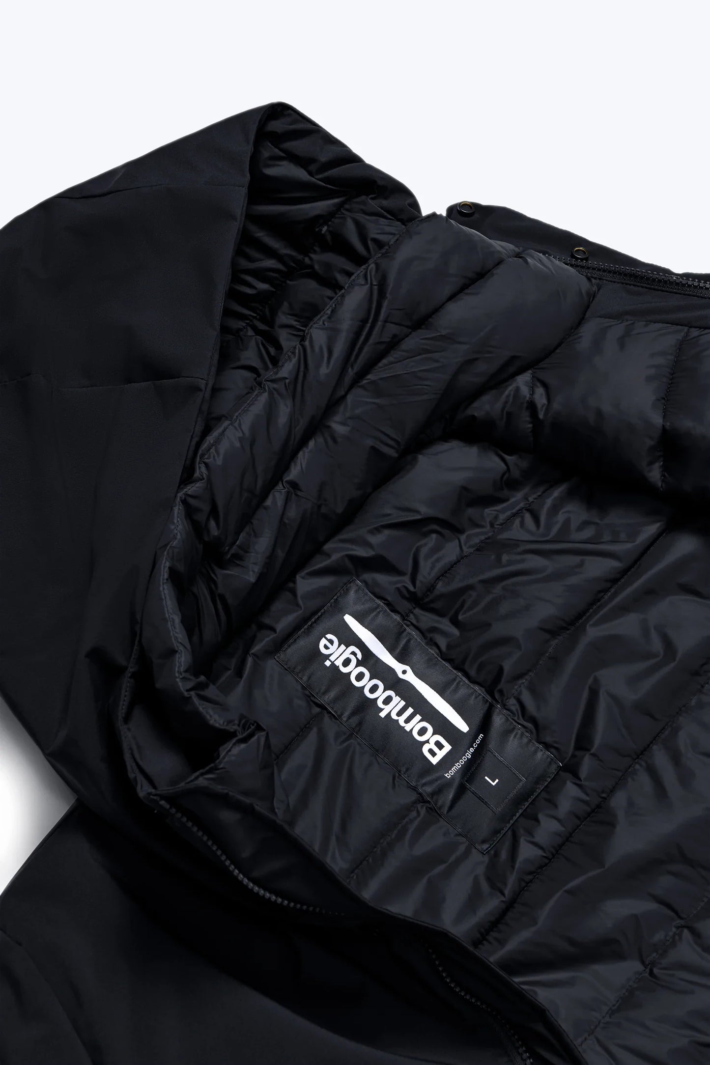 PARKA AZUL CON CAPUCHA BOMBOOGIE