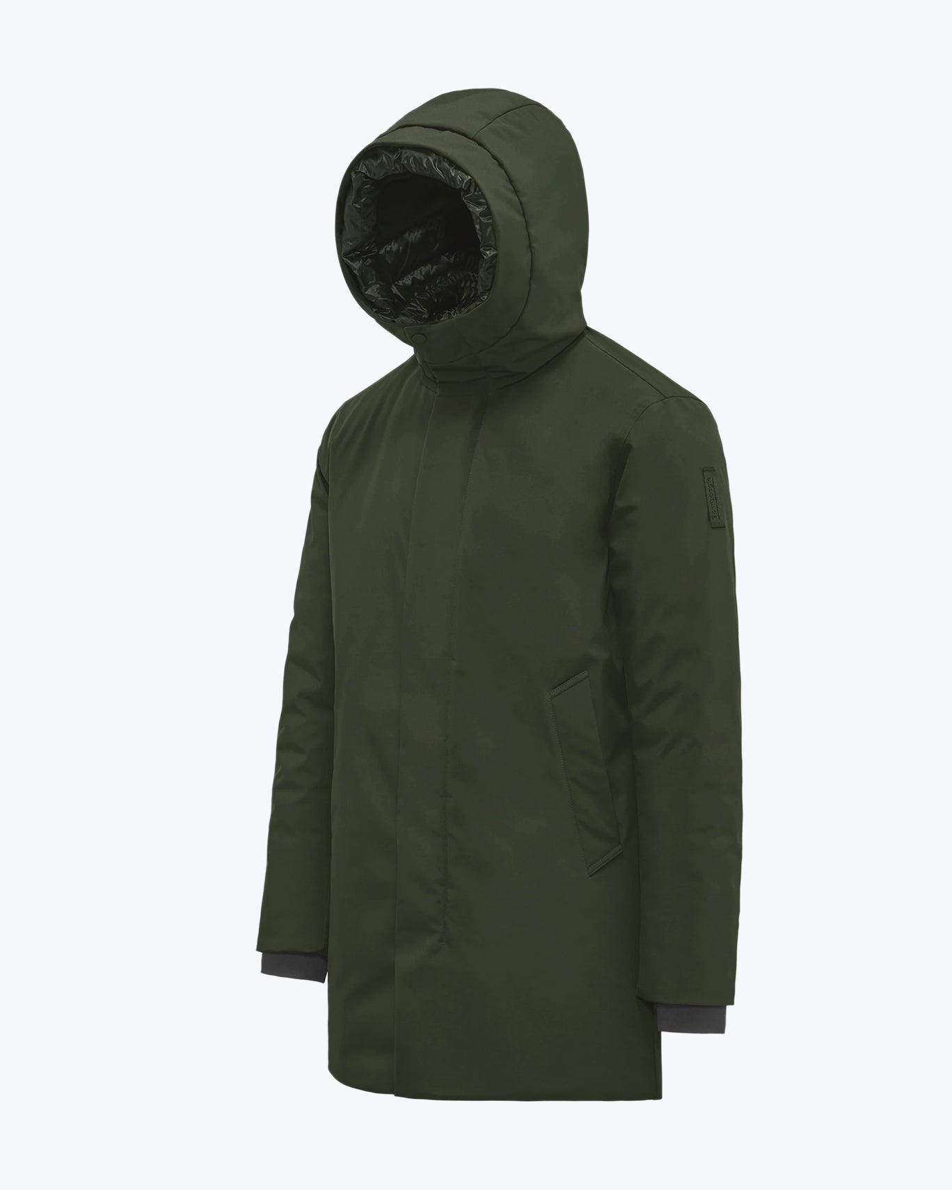 PARKA VERDE OSCURO CON CAPUCHA BOMBOOGIE
