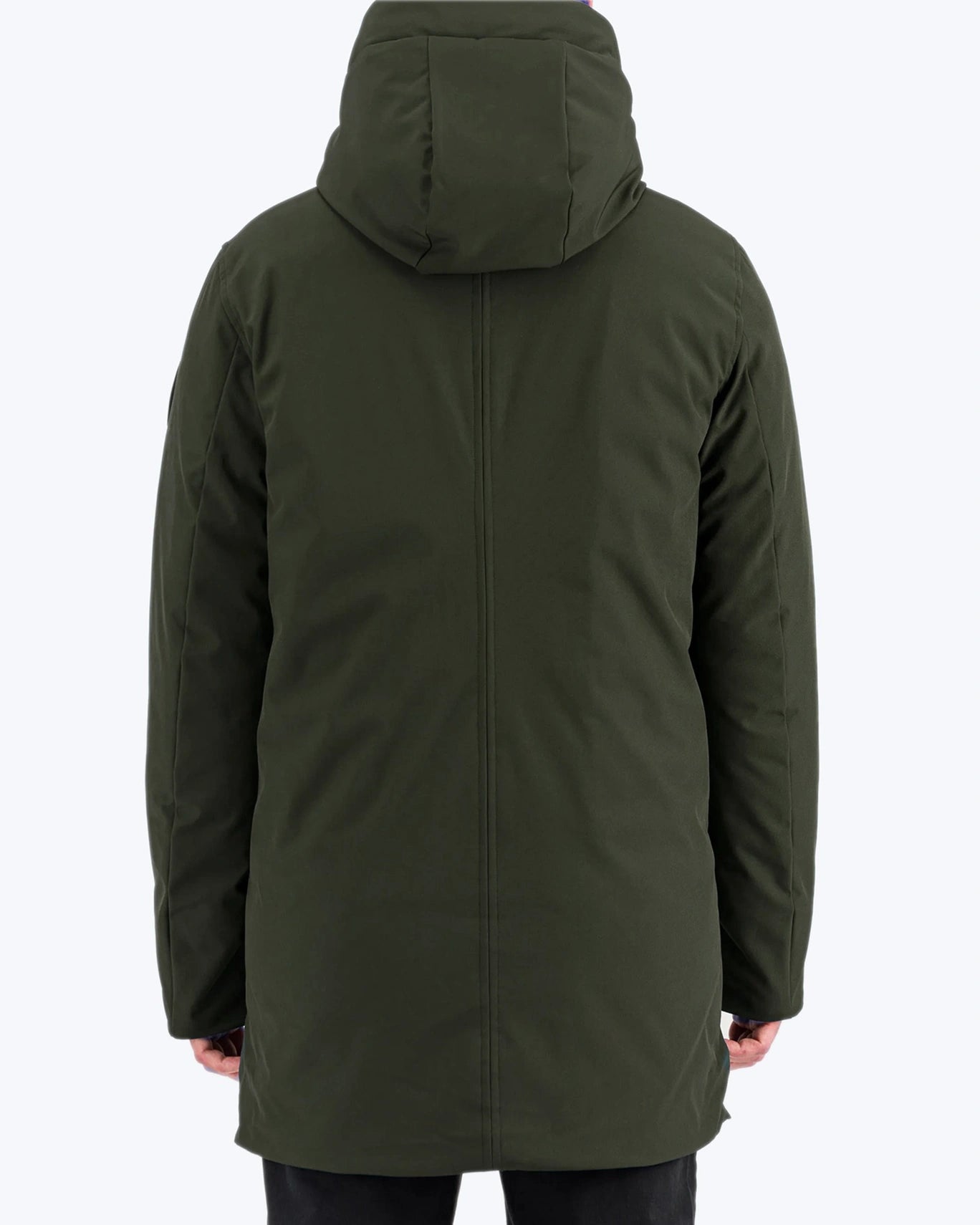 PARKA VERDE OSCURO CON CAPUCHA BOMBOOGIE