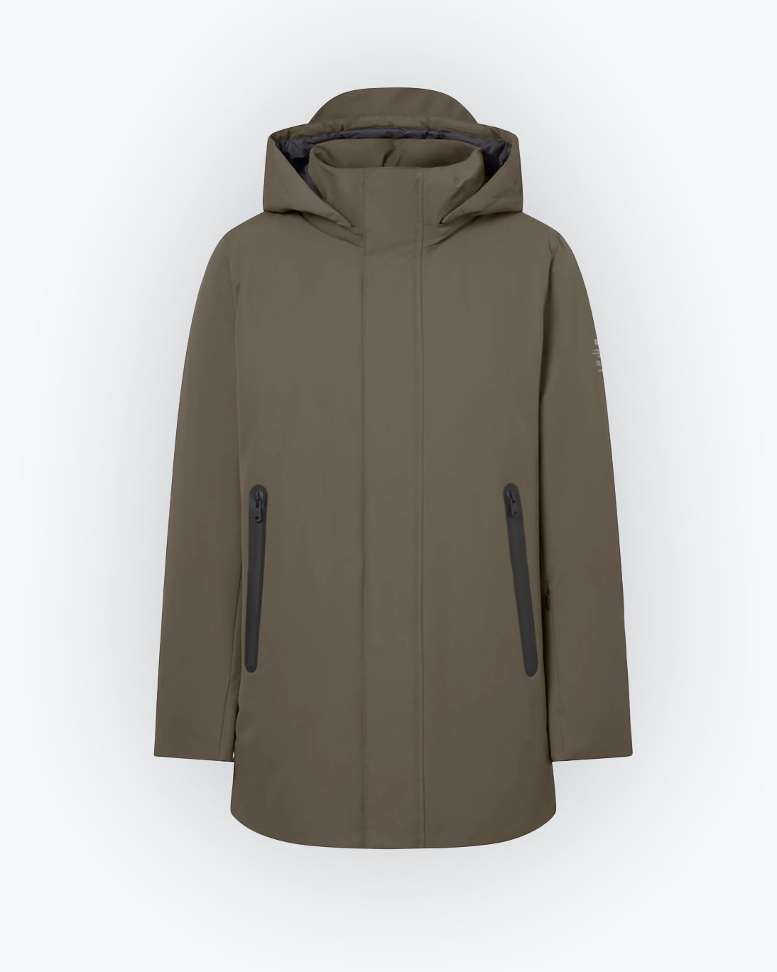 PARKA VERDE CON CAPUCHA ECOALF
