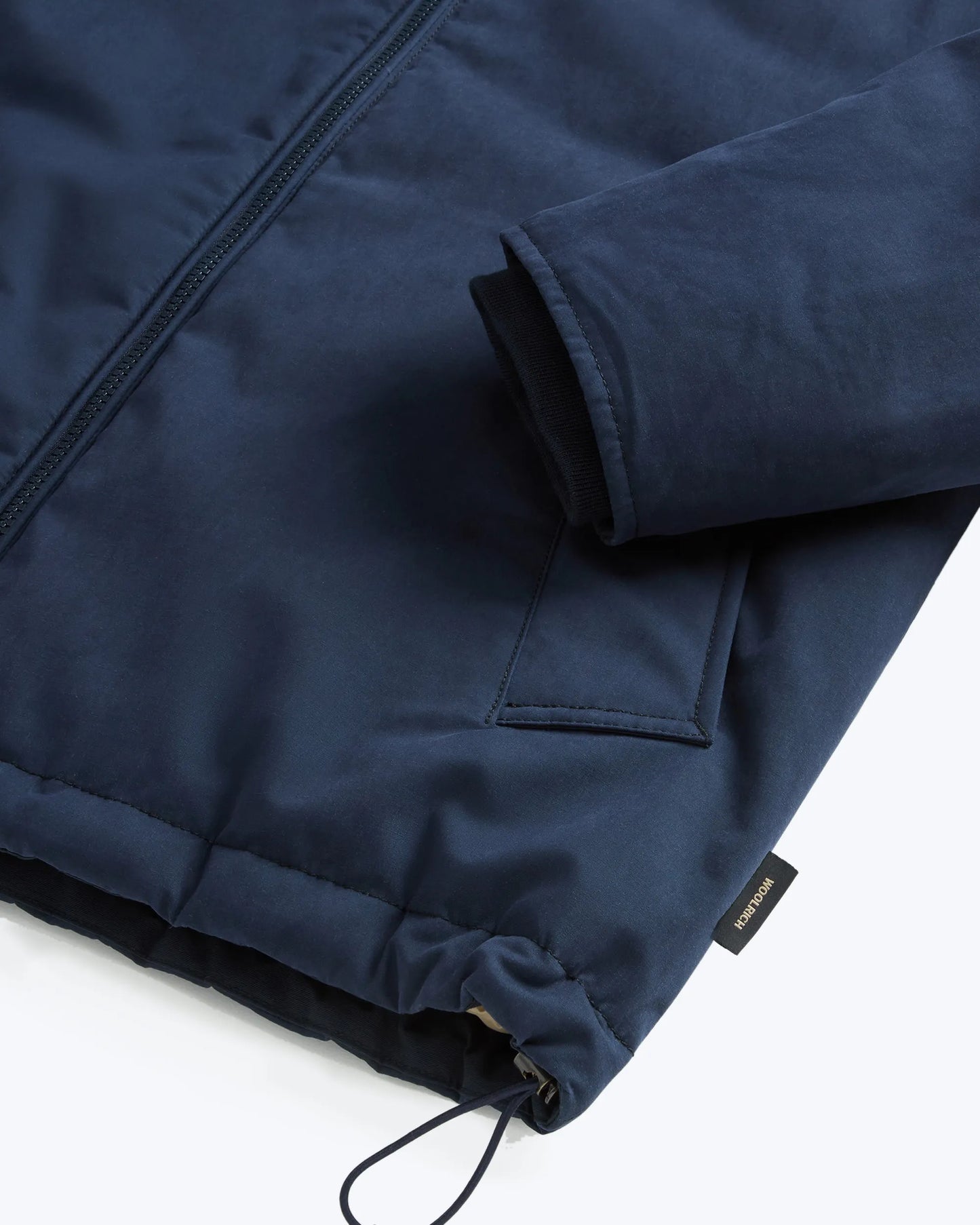 PARKA CON CAPUCHA AZUL WOOLRICH