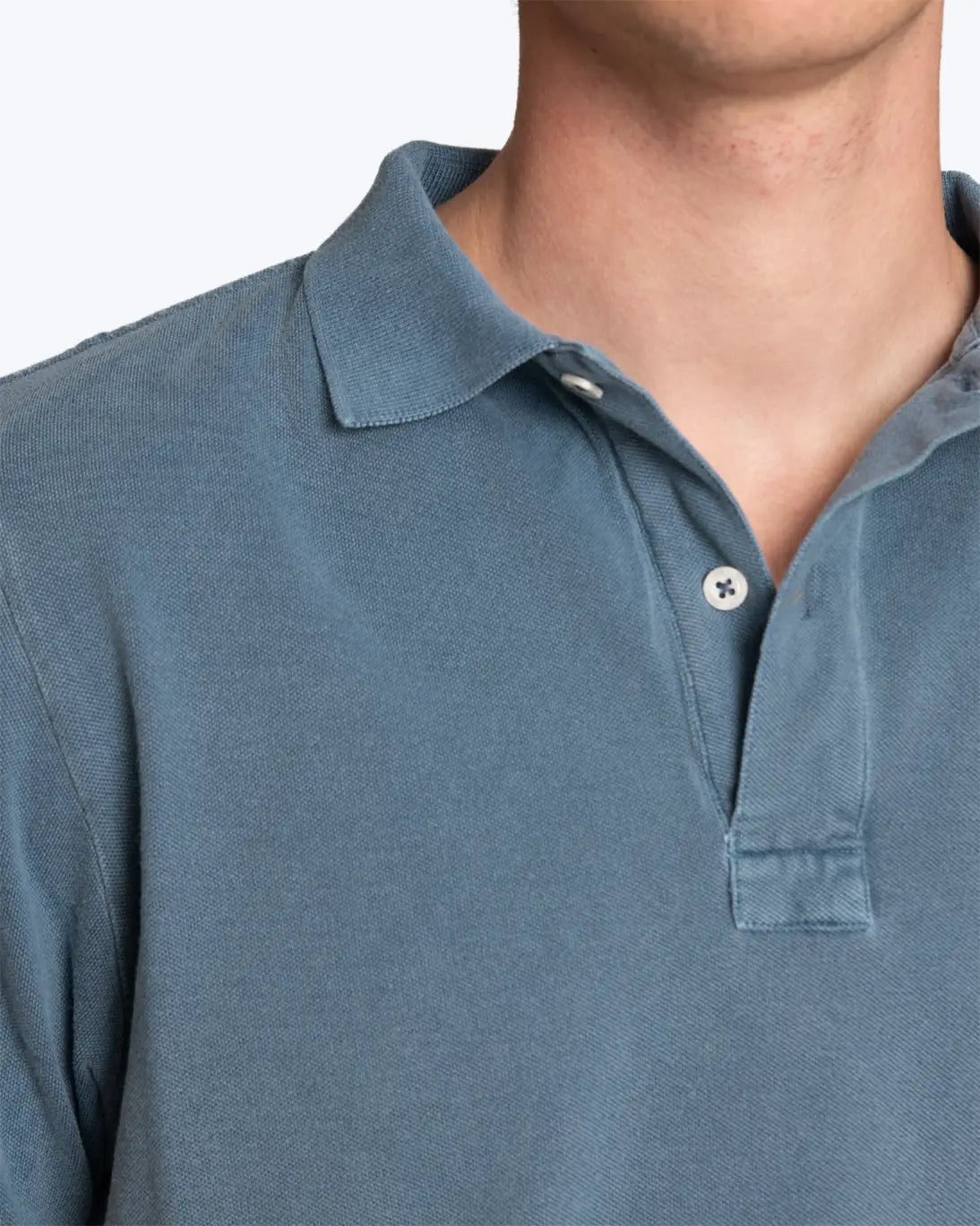 POLO DE MANGA CORTA AZUL TWAY