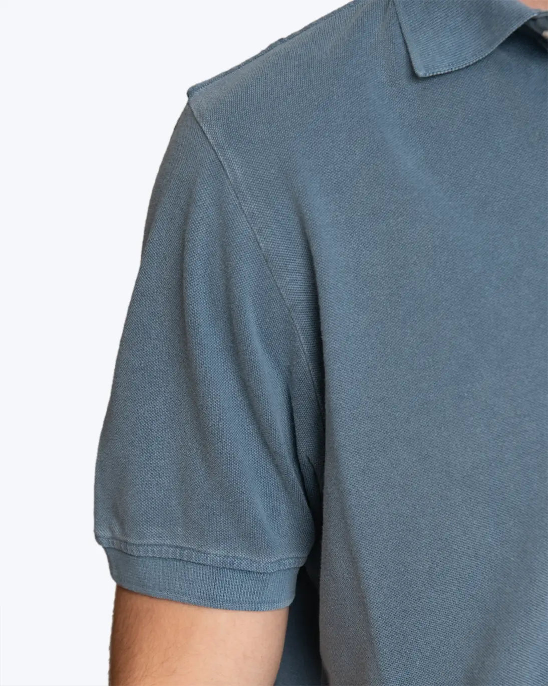 POLO DE MANGA CORTA AZUL TWAY