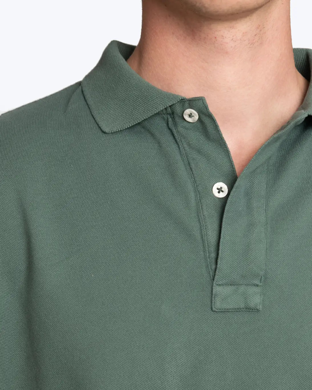 TWAY GREEN SHORT-SLEEVE POLO