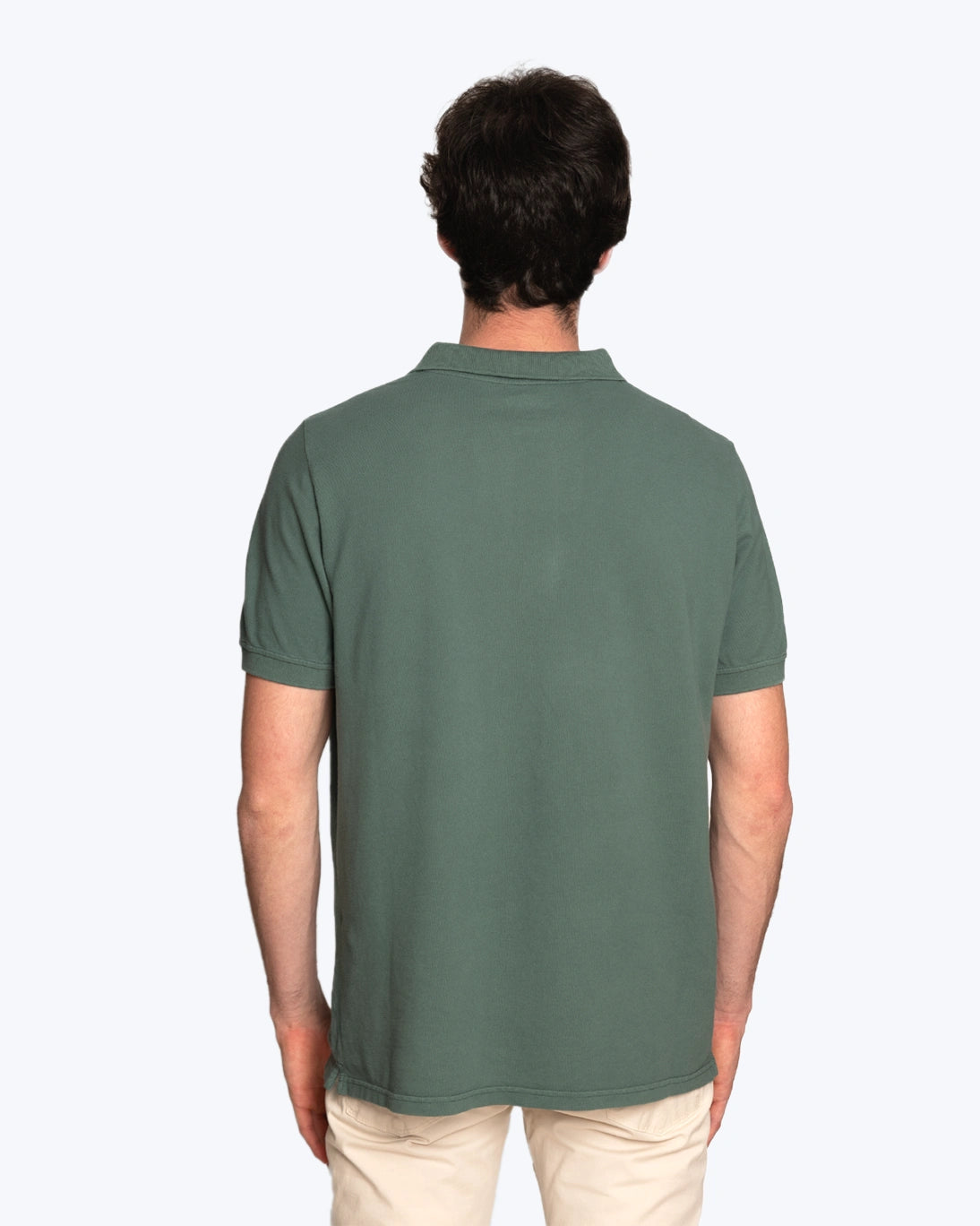 TWAY GREEN SHORT-SLEEVE POLO