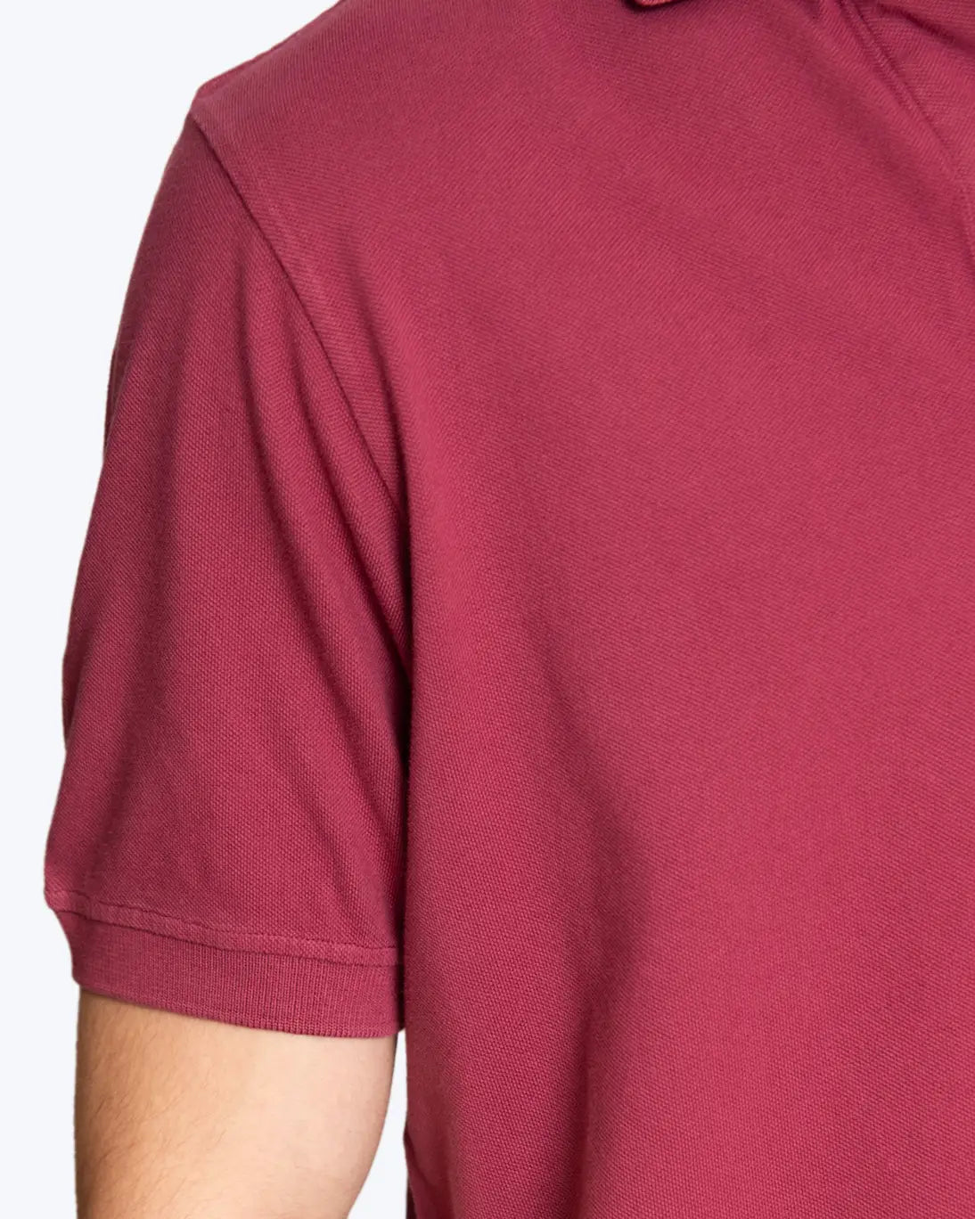 POLO DE MANGA CORTA GRANATE TWAY