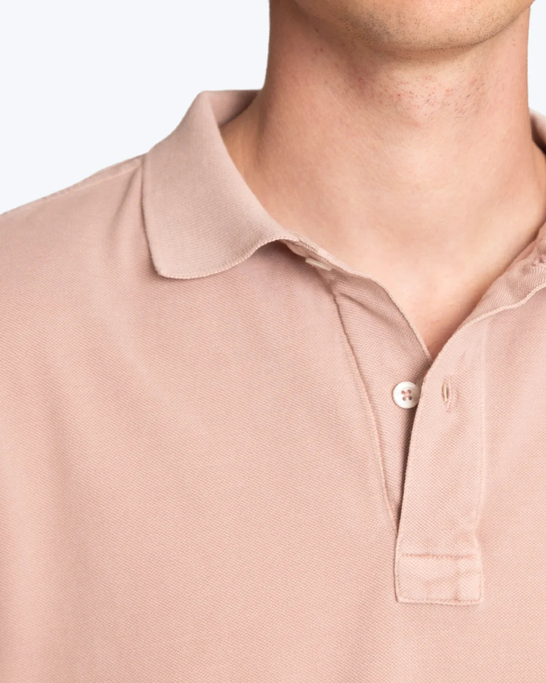 POLO DE MANGA CORTA ROSA CLARO TWAY